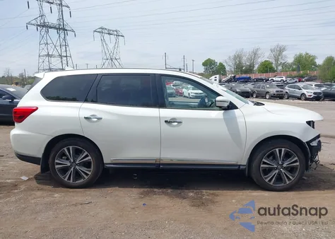 2020 Nissan Pathfinder Platinum 4Wd из США, поврежденный, VIN 5N1DR2DM0LC649246